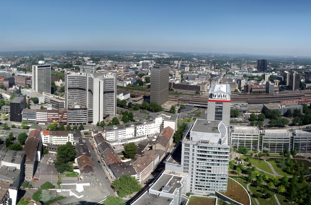 Panorama der Essener Innenstadt