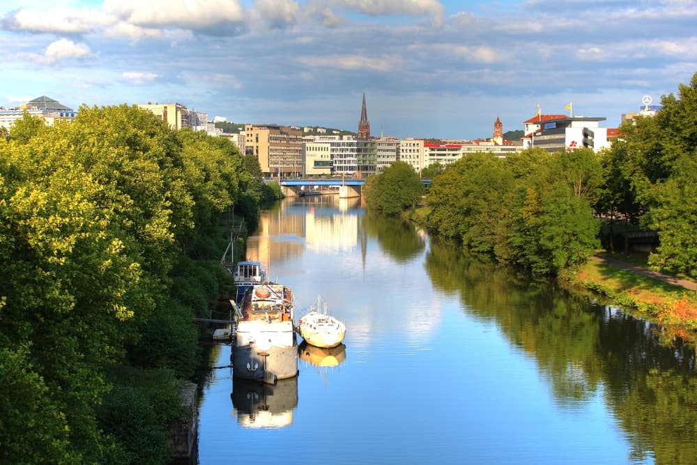 Die Saar in Saarbrücken