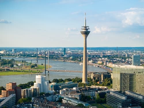 Blick über Düsseldorf